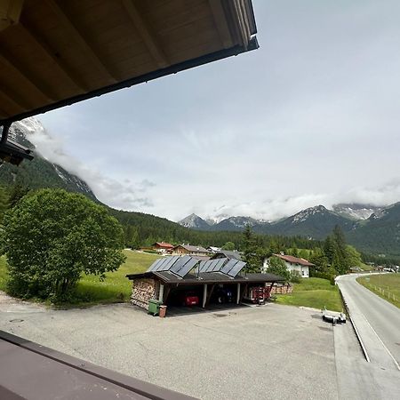 Apartamento Haus Am Waldrand Leutasch Exterior foto