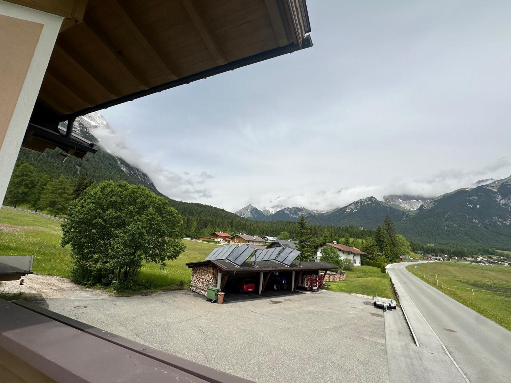 Apartamento Haus Am Waldrand Leutasch Exterior foto
